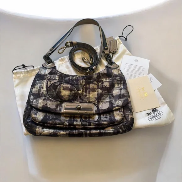 Coach Abstract Pattern Shoulder Bag - Picture 1 of 1